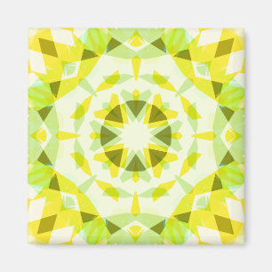 Aimant Jaune clair Vert Étoile Été Dopamine Décor Art