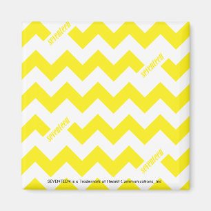 Aimant Jaune de zigzag