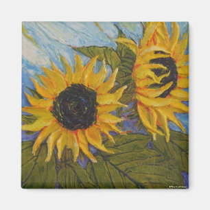 Aimant jaune du tournesol de Paris
