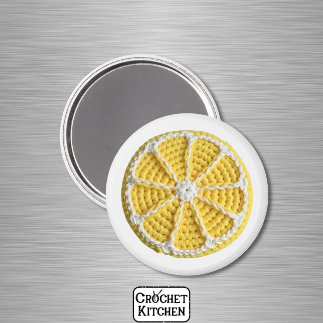 Aimant Jaune Moderne Minimale Fraîche Crochet Citron Slic (Créateur téléchargé)