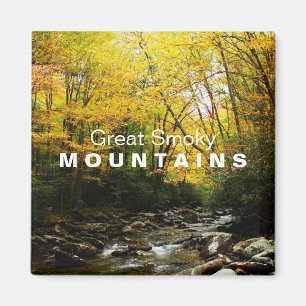 Aimant jaune-orange de Great Smoky Mountains