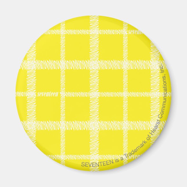 Aimant Jaune plaid (Devant)