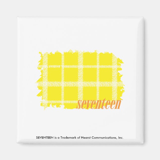 Aimant Jaune plaid 3 (Devant)