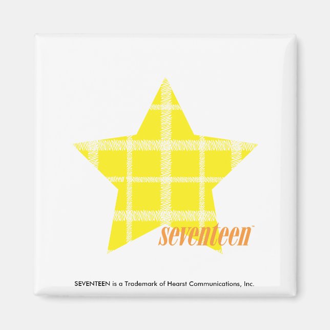 Aimant Jaune plaid 4 (Devant)