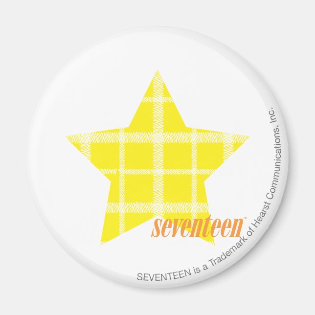 Aimant Jaune plaid 4 (Devant)