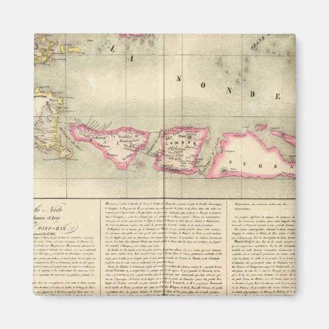 Aimant Java Océanie no 27 (Devant)