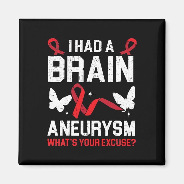 Aimant J'Avais L'Aneurysme Du Cerveau État Médicale Aneur (Devant)