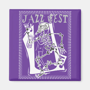 Aimant Jazz Fest Skeleton 2011