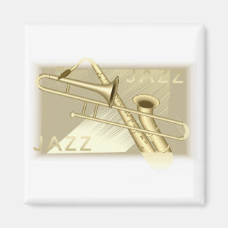 Aimant Jazz Saxaphone et Trombone