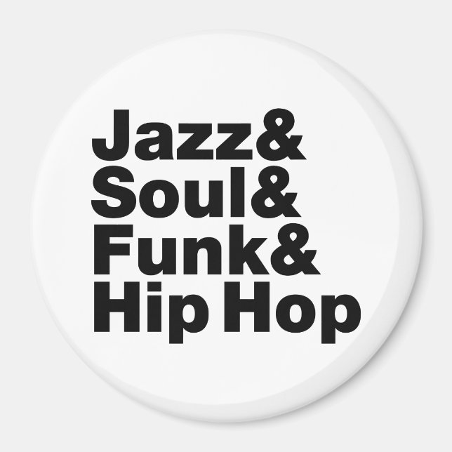 Aimant Jazz & Soul & Funk & Hip hop (Devant)