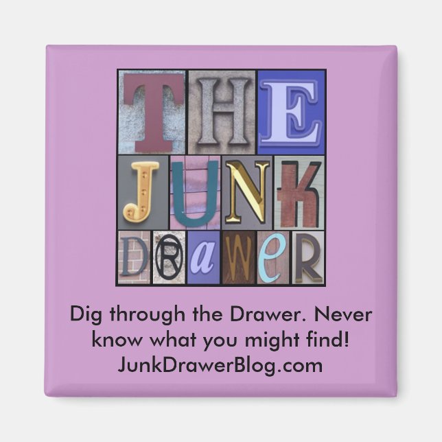 Aimant JDLogo, Creusez à travers le tiroir. Je ne sais ja (Devant)