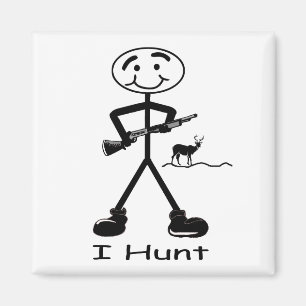 Aimant Je chasse des cerfs communs