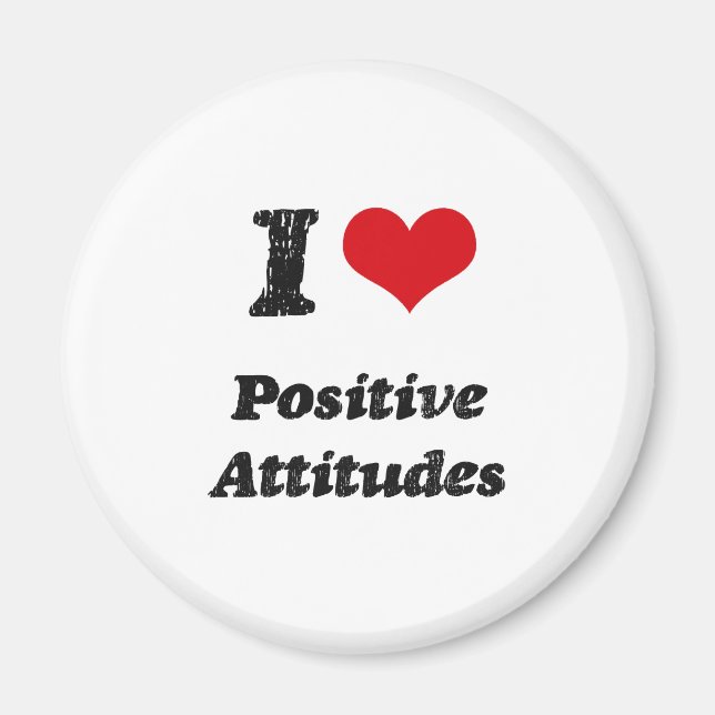 Aimant Je Coeur Attitudes Positives (Devant)