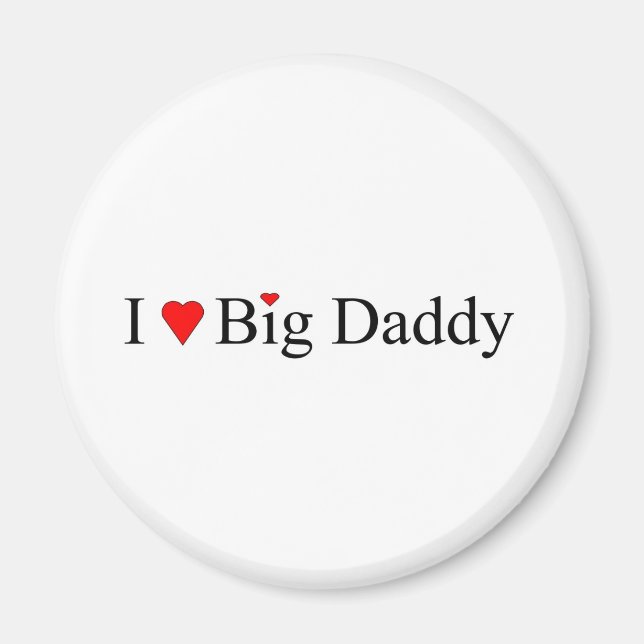 Aimant Je Coeur Big Daddy (Devant)