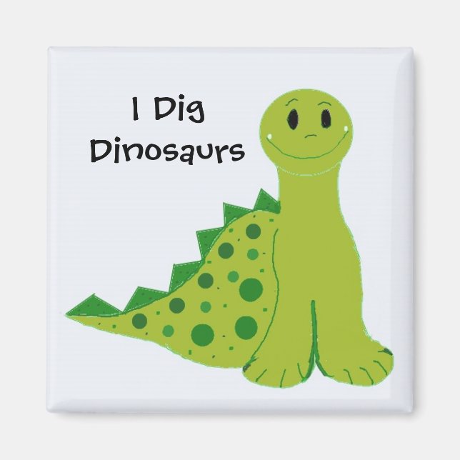 Aimant Je creuse les dinosaures (Devant)