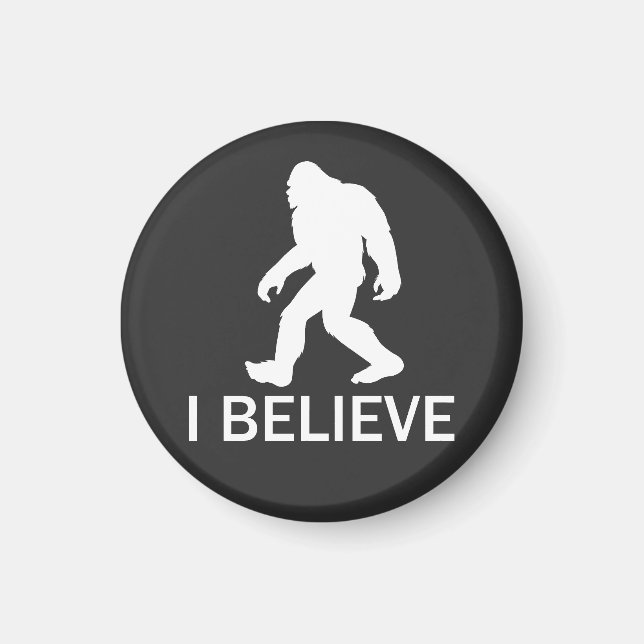 Aimant Je crois en Bigfoot (Devant)