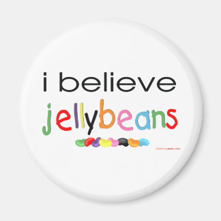 Aimant Je crois en Jelly Beans