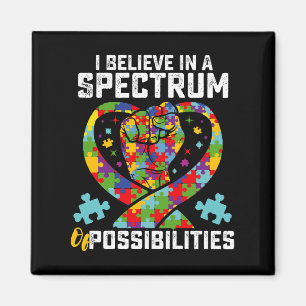 Aimant Je Crois En Un Spectre De Possibilités Autisme