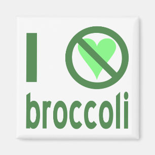 Aimant Je déteste le brocoli