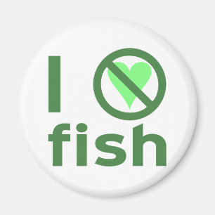 Aimant Je déteste le poisson