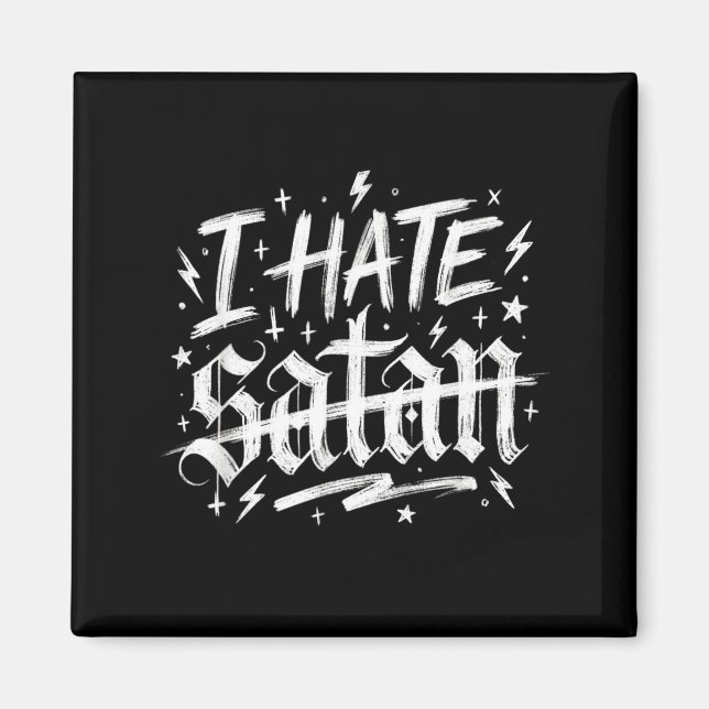 Aimant Je déteste Satan (Devant)