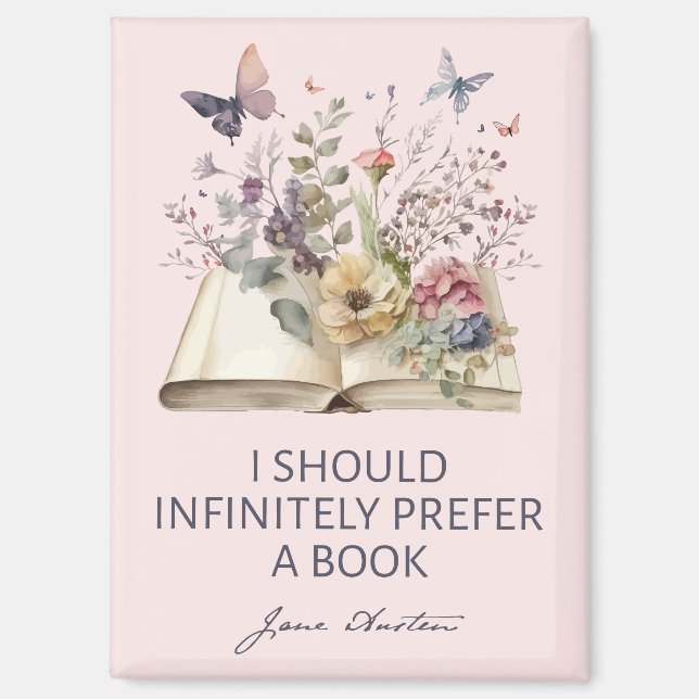 Aimant Je devrais infiniment préférer un livre II - Jane  (Recto)