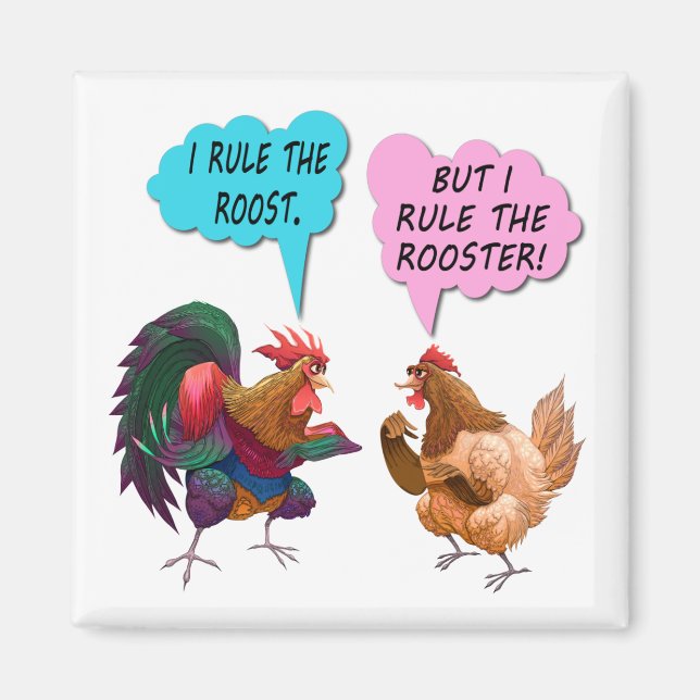 Aimant Je dirige l'aimant géant du roost (Devant)