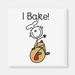 Aimant Je fais de la pâtisserie