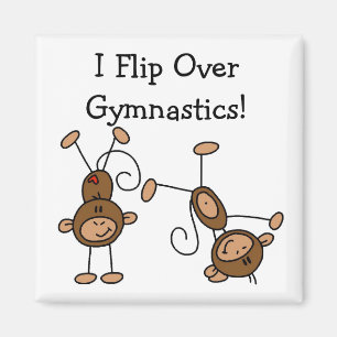 Aimant Je fais des flips de gymnastique