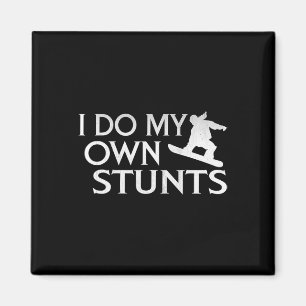 Aimant Je Fais Mon Propre Snowboard Stunts