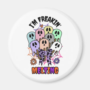 Aimant Je freakin' fondre Halloween Glace Ghosts