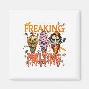 Aimant Je freaking Melting Glace Cream Halloween Horror M