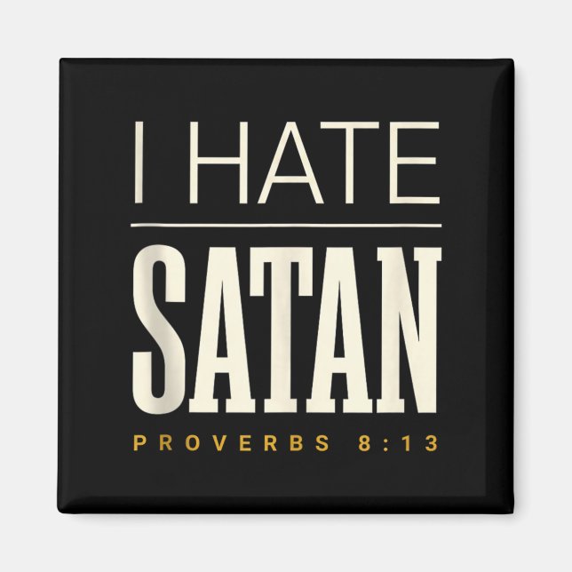 Aimant Je hais Satan (Devant)