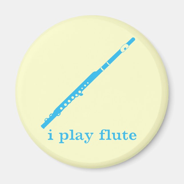 Aimant Je joue à la flute (Devant)
