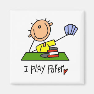 Aimant Je Joue au Poker