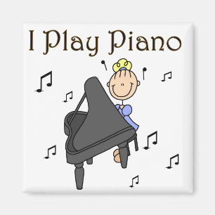 Aimant Je joue l'aimant de piano