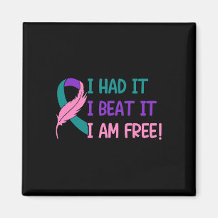 Aimant - Je l'ai battu Je suis libre Thyroid Cancer Award