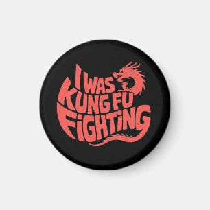 Aimant Je me battais pour le kung fu