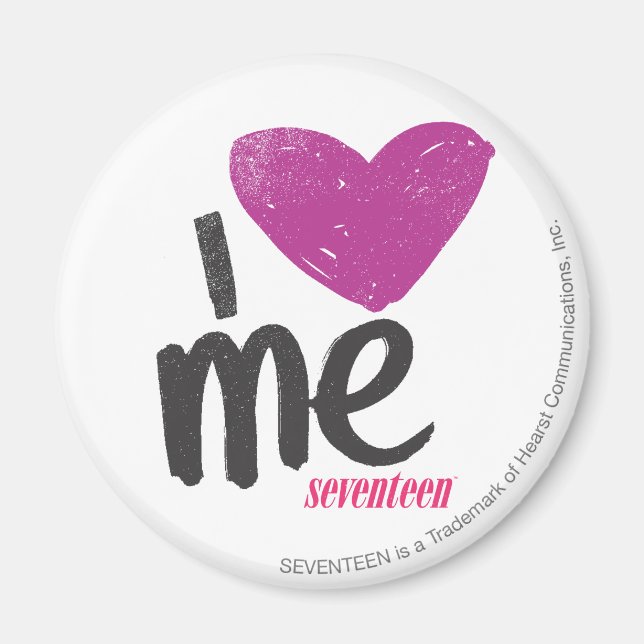 Aimant Je Me Coeur Violet (Devant)