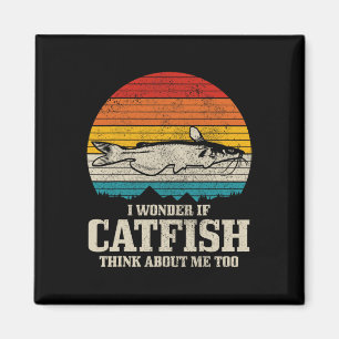 Aimant Je me demande si les poissons-chats pensent à moi