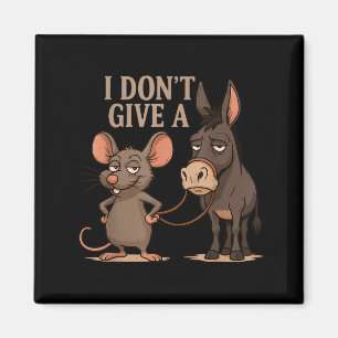 Aimant Je me fiche du sarcasme des rats, mème drôle de ra