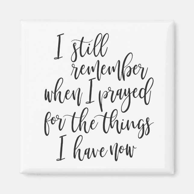 Aimant Je me souviens encore quand j'ai prié pour les cho (Devant)