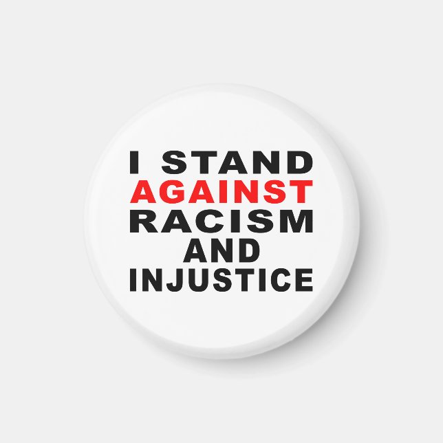 AIMANT JE M'OPPOSE AU RACISME ET À L'INJUSTICE (Devant)