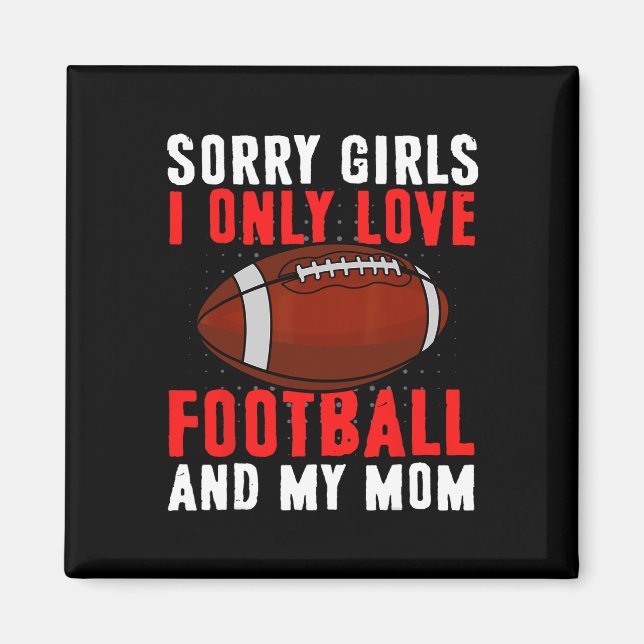 Aimant Je N'Aime Que Le Football Et La Saint-Valentin Pou (Devant)