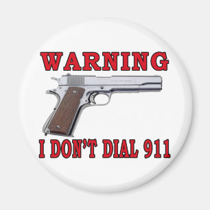 Aimant Je ne fais pas compose 911