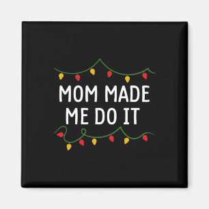 Aimant Je ne fais pas correspondre les tenues de Noël Mam