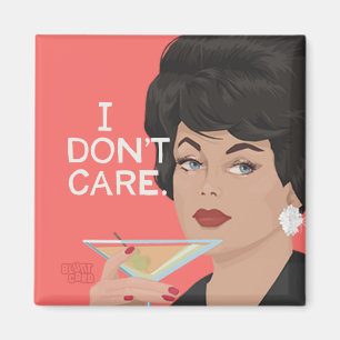 Aimant Je ne m'inquiète pas, illustration originale, cru