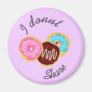 Aimant Je ne partage pas - beignets
