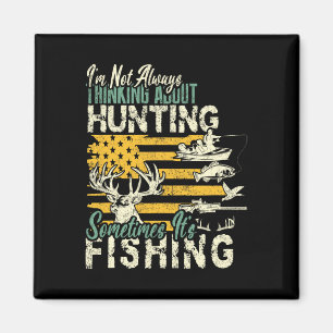 Aimant Je ne pense pas à la chasse aux cerfs faune De
