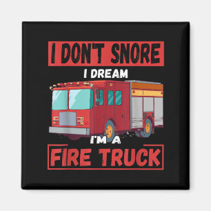Aimant Je ne ronfle pas, je rêve que je suis un camion de